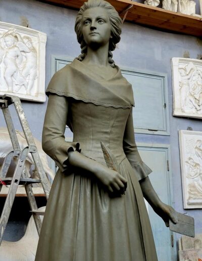 Sculpted by Sergey Eylanbekov, this statue honors Abigail Adams; Second First Lady of the United States; The wife and closest collaborator of President John Adams; A pioneering advocate for women’s rights.