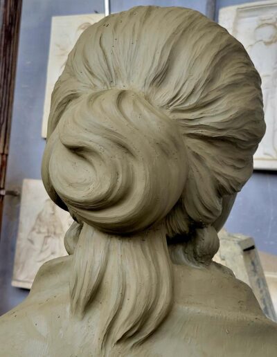 Sculpted by Sergey Eylanbekov, this statue honors Abigail Adams; Second First Lady of the United States; The wife and closest collaborator of President John Adams; A pioneering advocate for women’s rights.