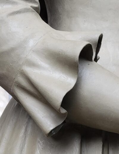 Sculpted by Sergey Eylanbekov, this statue honors Abigail Adams; Second First Lady of the United States; The wife and closest collaborator of President John Adams; A pioneering advocate for women’s rights.