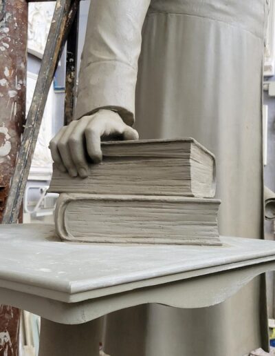 Sergey Eylanbekov’s sculpture of the sixth U.S. President John Quincy Adams at the John Quincy Adams Park, Quincy, MA.