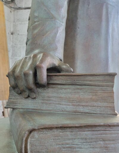 Sergey Eylanbekov’s sculpture of the sixth U.S. President John Quincy Adams at the John Quincy Adams Park, Quincy, MA.