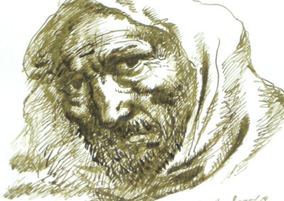 DRAWINGS portrait-of-a-boxer