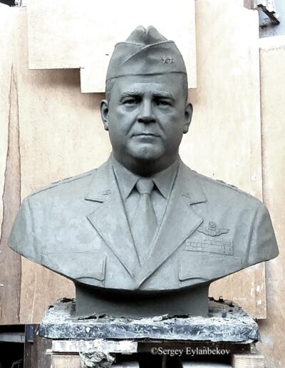 Gen-Sweeney-bust-work-in-clay ©SergeyEylanbekov: All Rights Reserved