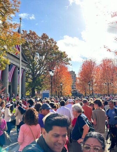 Sculpted by Sergey Eylanbekov, this statue honors Abigail Adams; Second First Lady of the United States; The wife and closest collaborator of President John Adams; A pioneering advocate for women’s rights.
