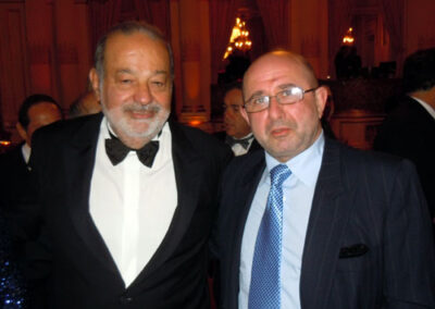 On December 12, 2012, a sculpture by Sergey Eylanbekov was presented to Carlos Slim at the Dwight D. Eisenhower Global Awards Gala by the Business Council for International Understanding (BCIU)