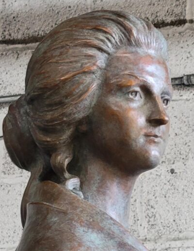 Sculpted by Sergey Eylanbekov, this statue honors Abigail Adams; Second First Lady of the United States; The wife and closest collaborator of President John Adams; A pioneering advocate for women’s rights.