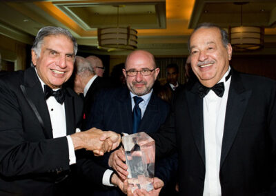 Ratan Tata, an Indian businessman, investor, philanthropist and chairman Emeritus of Tata Sons. – BCIU Dwight D. Eisenhower Global Leadership Award 2013