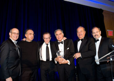 Ratan Tata, an Indian businessman, investor, philanthropist and chairman Emeritus of Tata Sons. – BCIU Dwight D. Eisenhower Global Leadership Award 2013