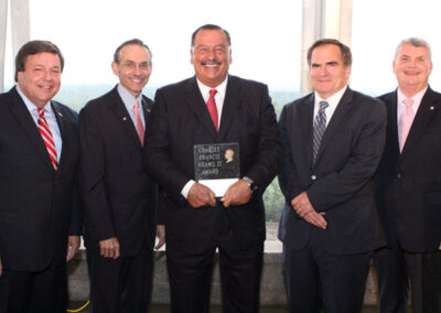 Quincy Parks Conservancy and Honorary Chairman Mayor Thomas P. Koch honored Majority House Leader Ron Mariano with the First Annual Charles Francis Adams II Award.