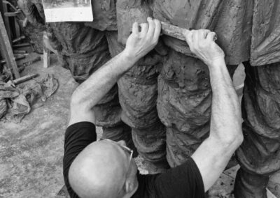 Creation of the Eisenhower Memorial Sculptures – Clay – Sculptor Sergey Eylanbekov