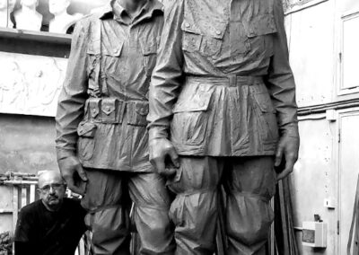 Creation of the Eisenhower Memorial Sculptures – Clay – Sculptor Sergey Eylanbekov