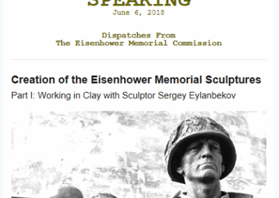 Creation of the Eisenhower Memorial Sculptures – Clay – Sculptor Sergey Eylanbekov